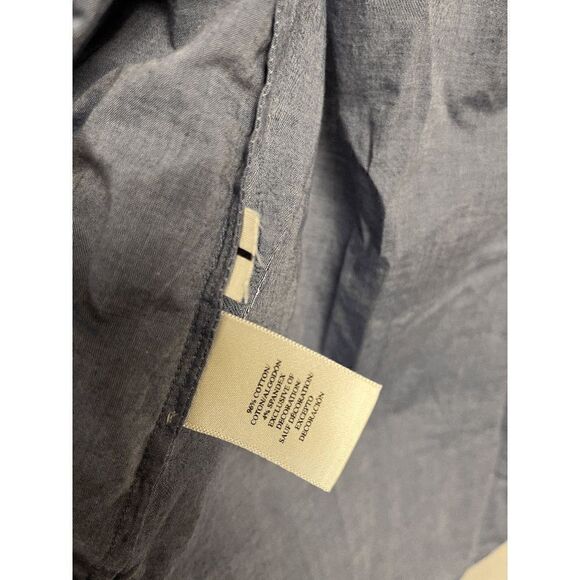 Ann Taylor Womens Long Sleeve Collared Button Down Shirt Gray Size Small - Picture 3 of 6